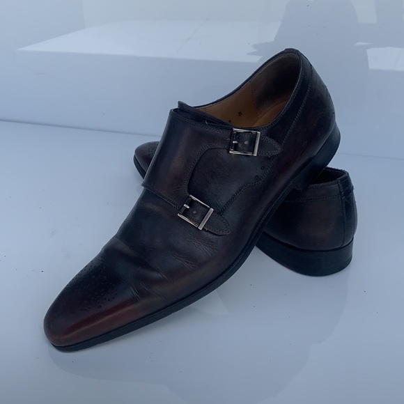 Double Monk Strap Dress shoes by Magnanni Sz 9M - Picture 2 of 16